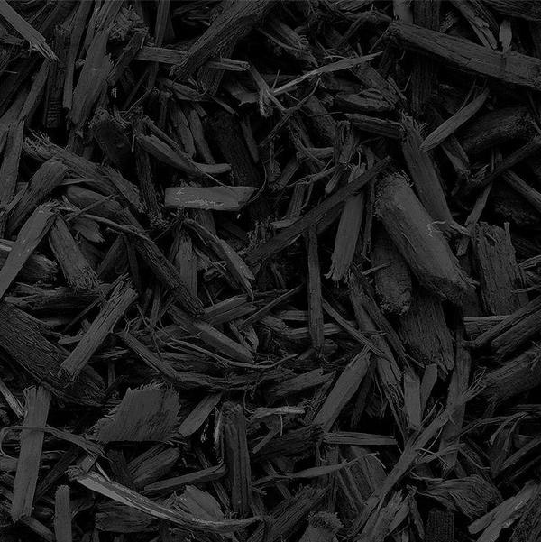 Black Wood Chips Picked Up