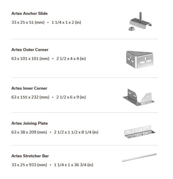 Artex Jointing Plate (40 per box)