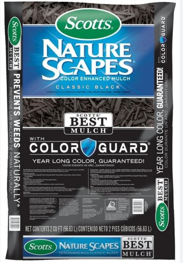 Scotts Naturescapes Classic Black Mulch 42.5L