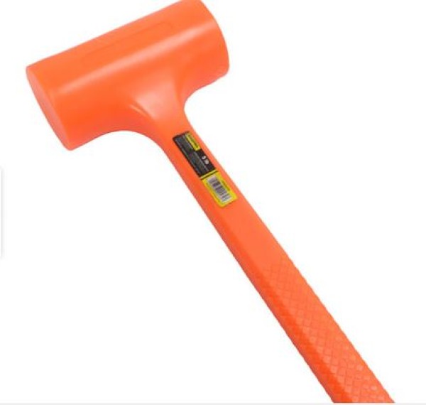 Hammer Dead Blow Hammer 5lb Orange Polymer