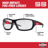 (6) PERFORMANCE CLEAR SAFETY GLASSES FOG FREE 48-73-2020