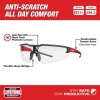 CLEAR ANTI-SCRATCH HARD COAT SAFETY GLASSES 48-73-2010